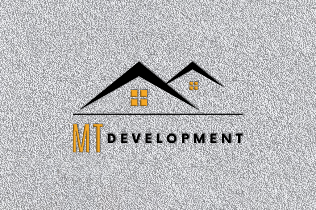 Logo MT Development na jasnym tle